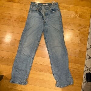 Levi's Light Blue Ankle Jeans